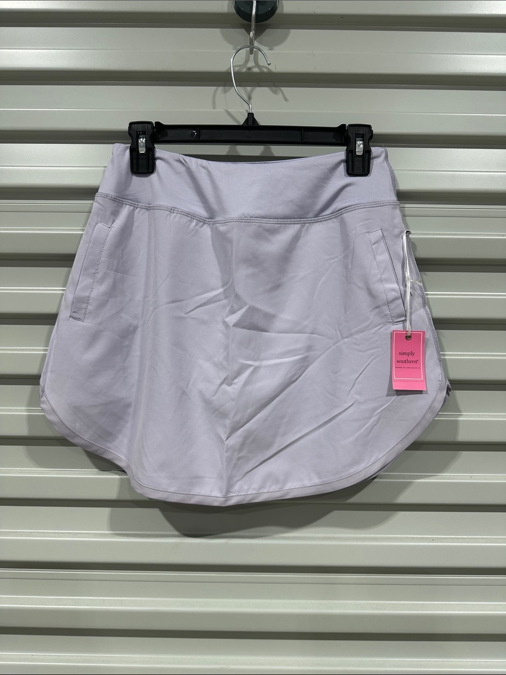 Simply Southern Light Lavender Athletic Skort